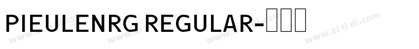 PIEULENRG REGULAR字体转换